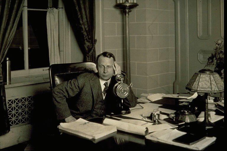 Gov Cox using Office Phone