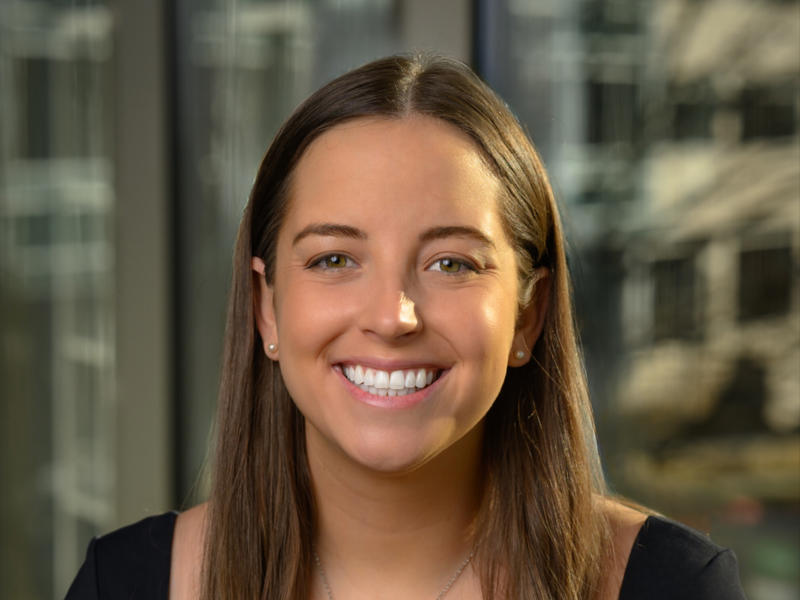 a person smiling at camera